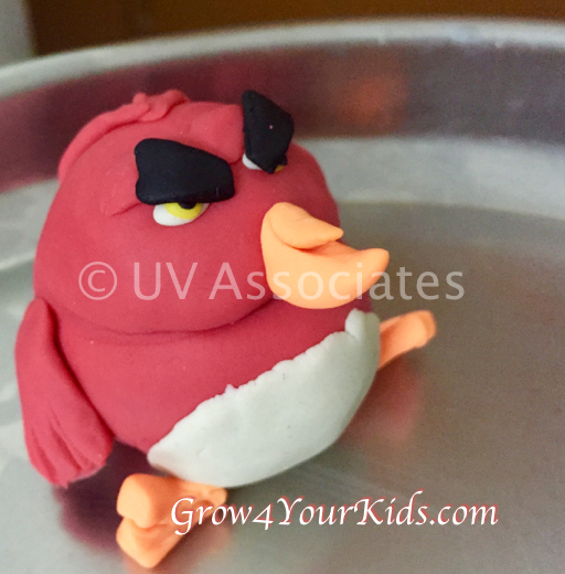 Terrance with an Interesting Beak Play Dough Angry Birds - Terrance