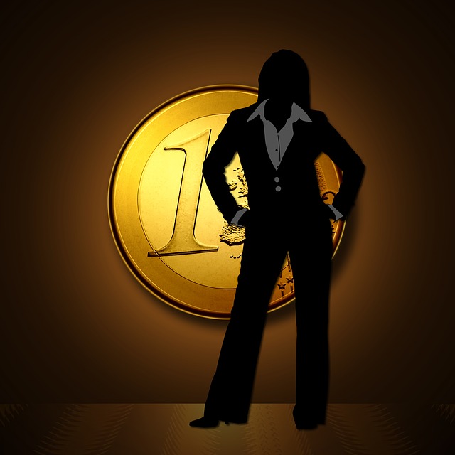 Confident in managing the hard earned money Successful business woman