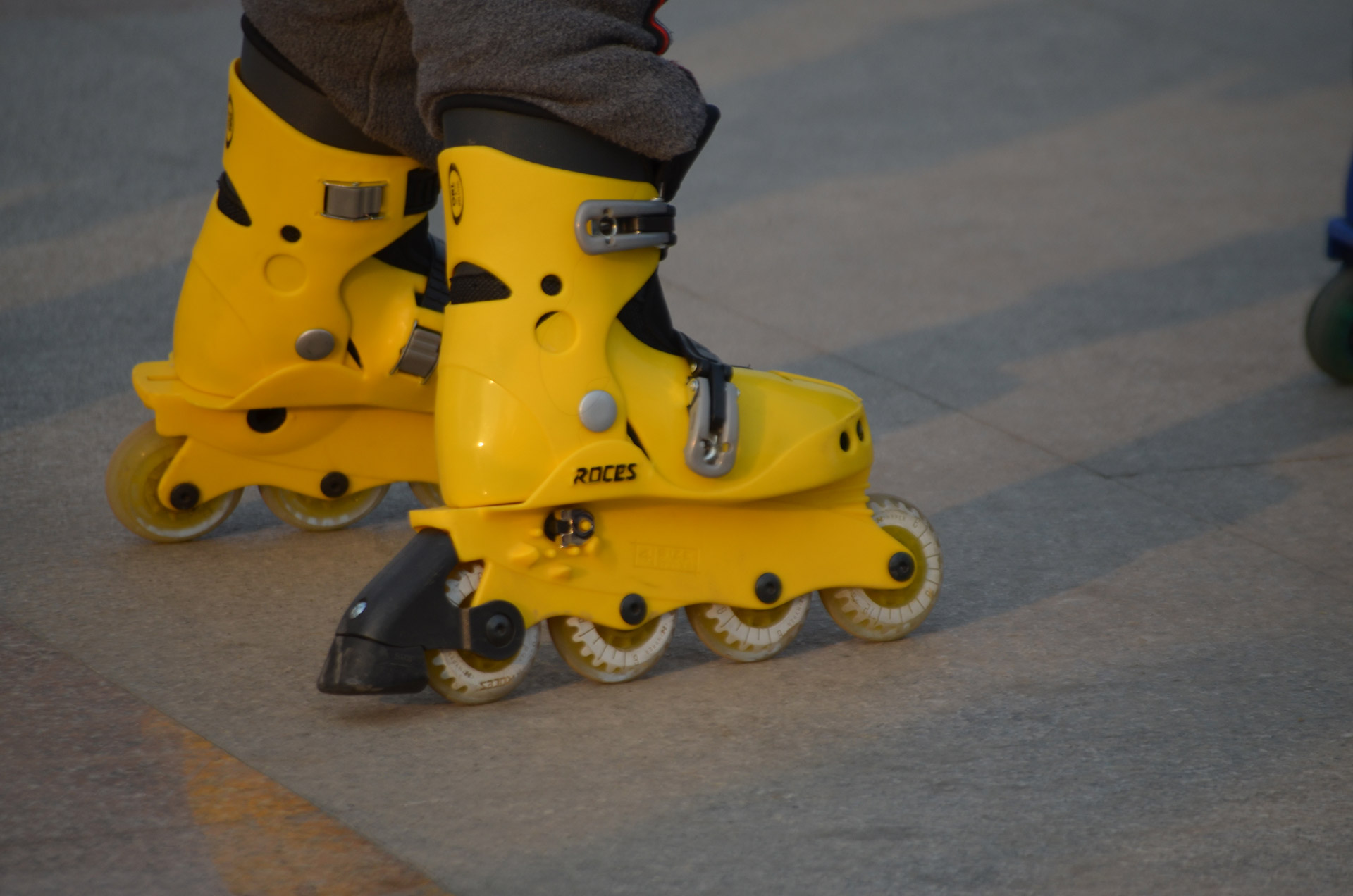 What Raghav imagined his uncle would bring. Yellow Skates