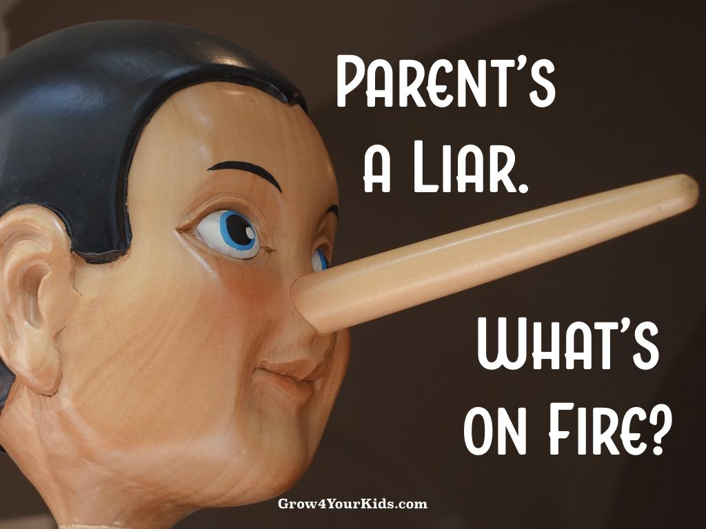 When a parent lies to kids